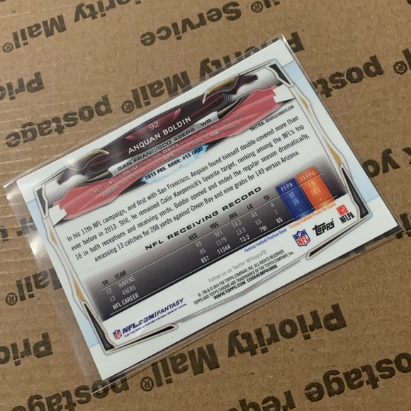 Anquan Boldin โ14 Topps Chrome Card - Picture 5 of 6